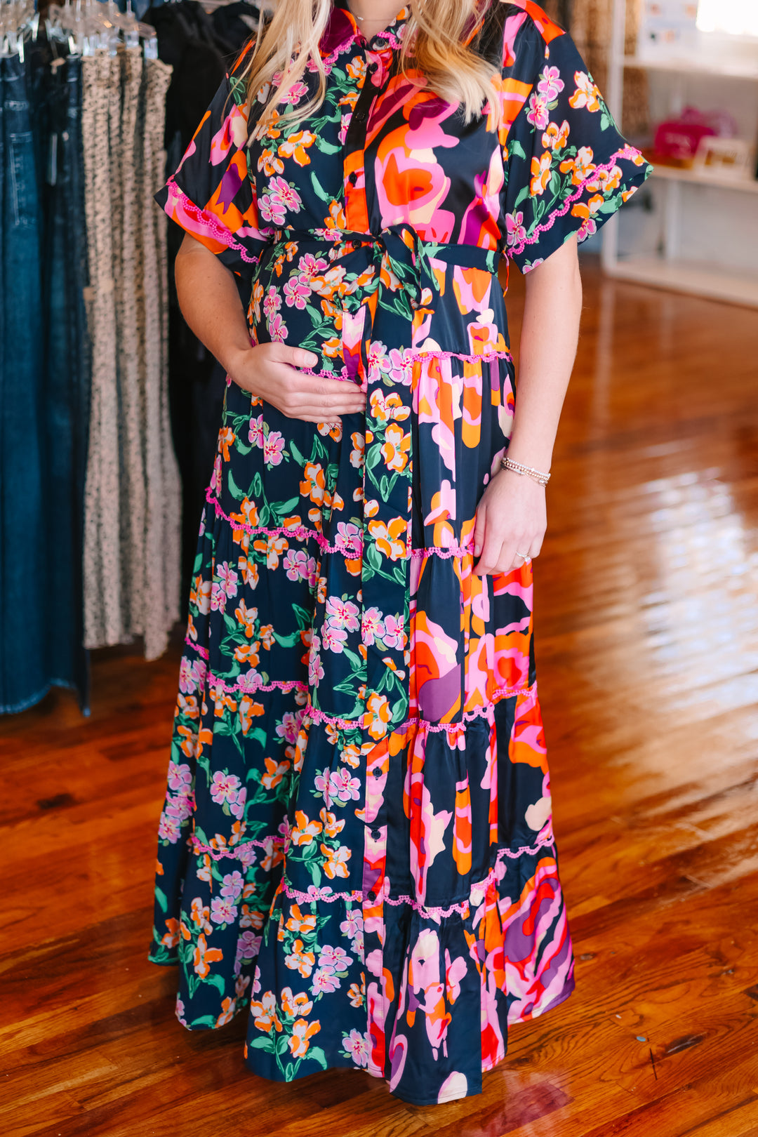 Floral Split Maxi Dress