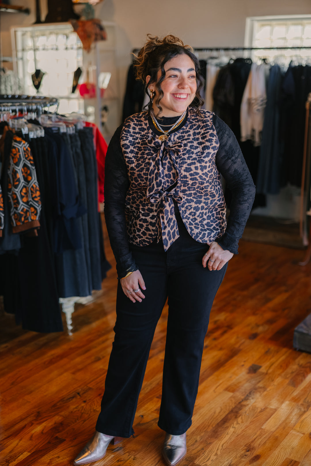 Leopard Vest Top