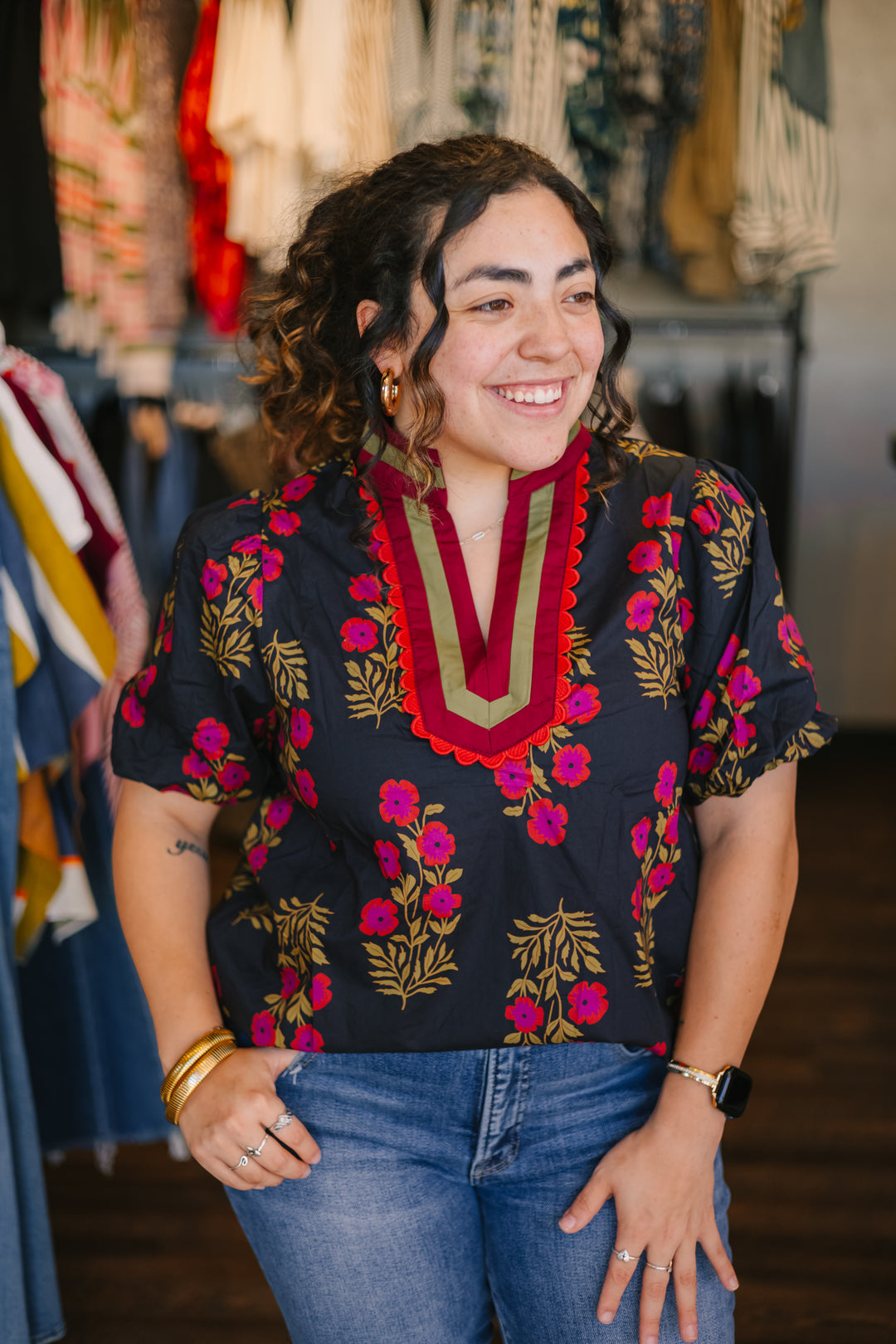 Floral Print Top
