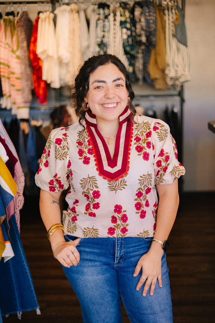 Floral Print Top