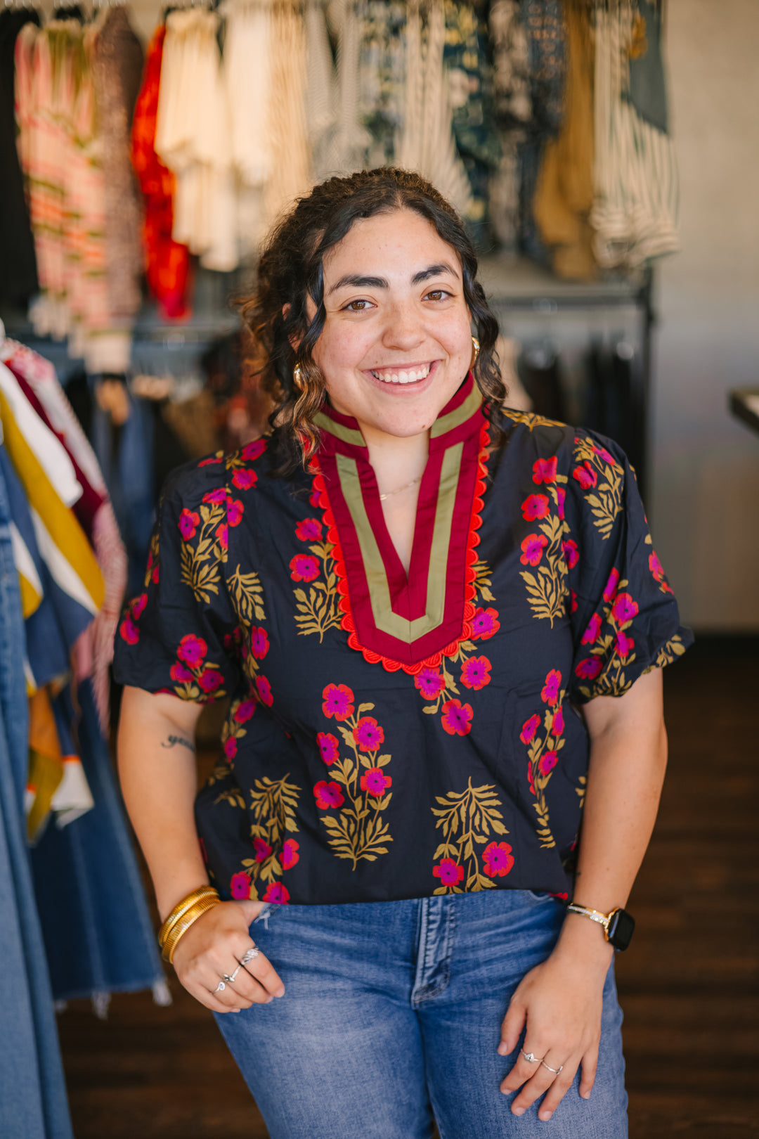 Floral Print Top