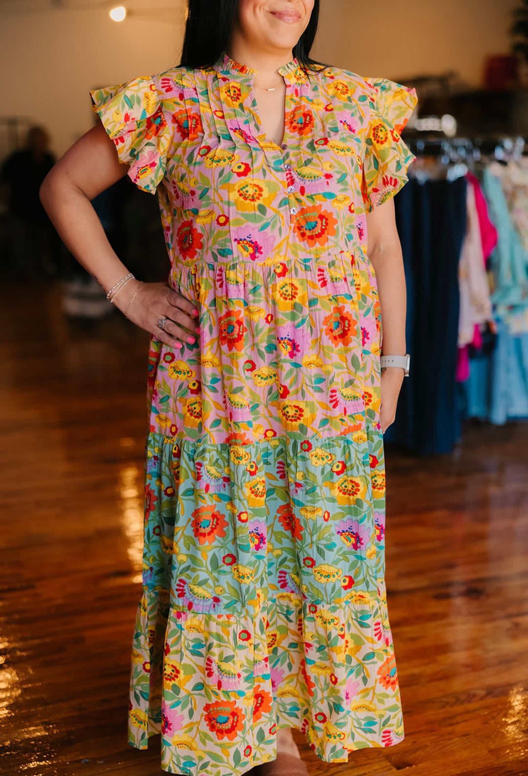 Ivy Jane Triple Print Dress
