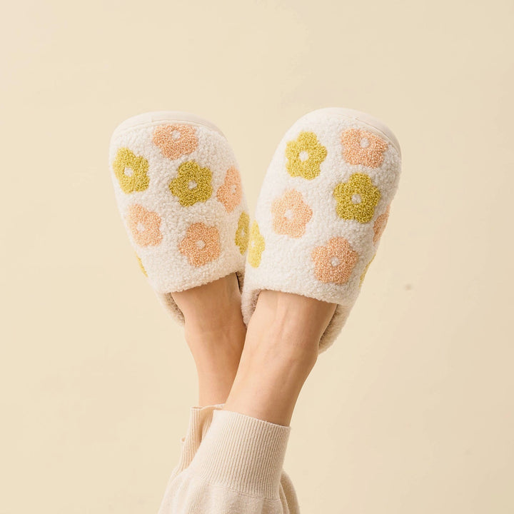 Flower Peach Slipper