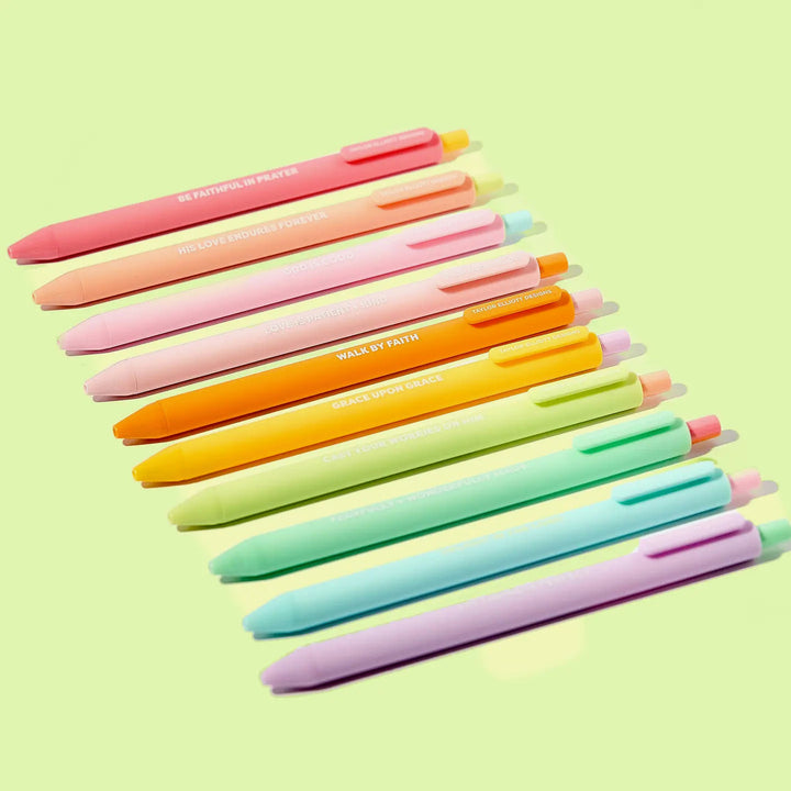 TE Motivational Gel Pen Set