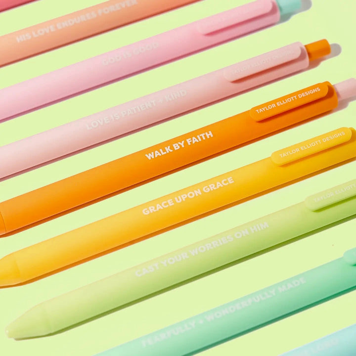 TE Motivational Gel Pen Set