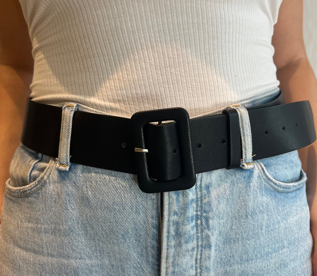 Rectangular Buckle Belt
