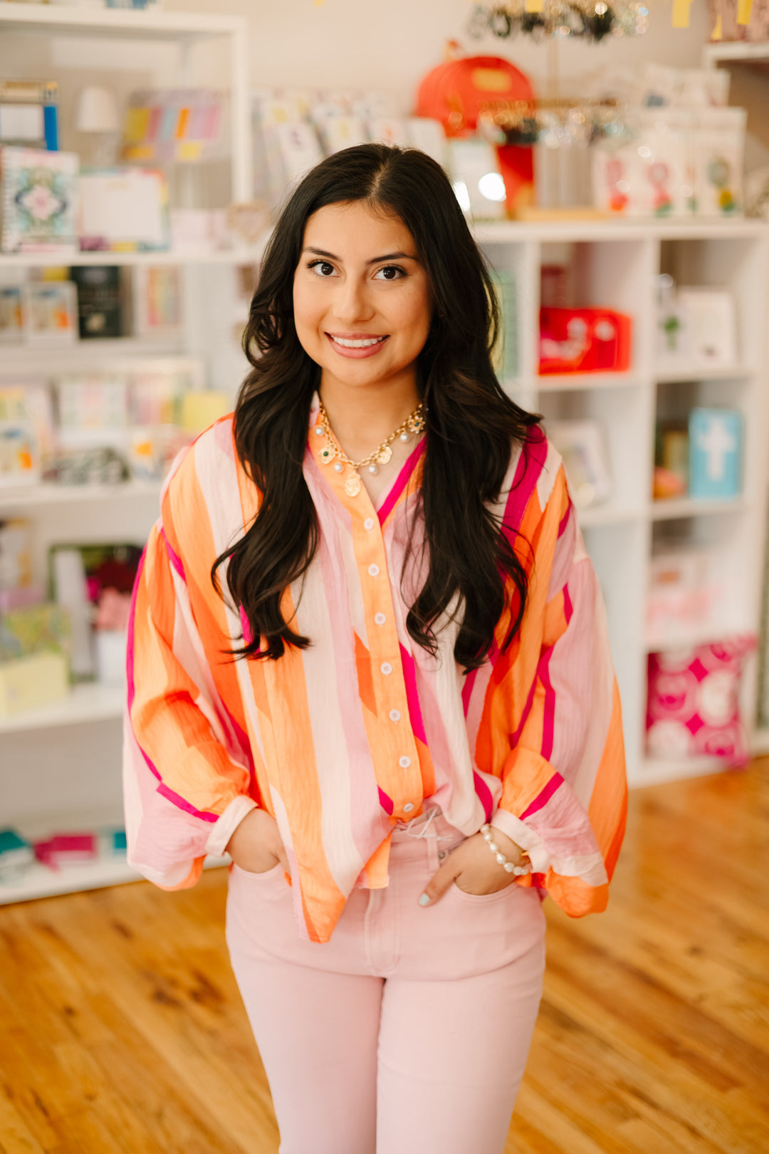 Boxy Button Down Shirt