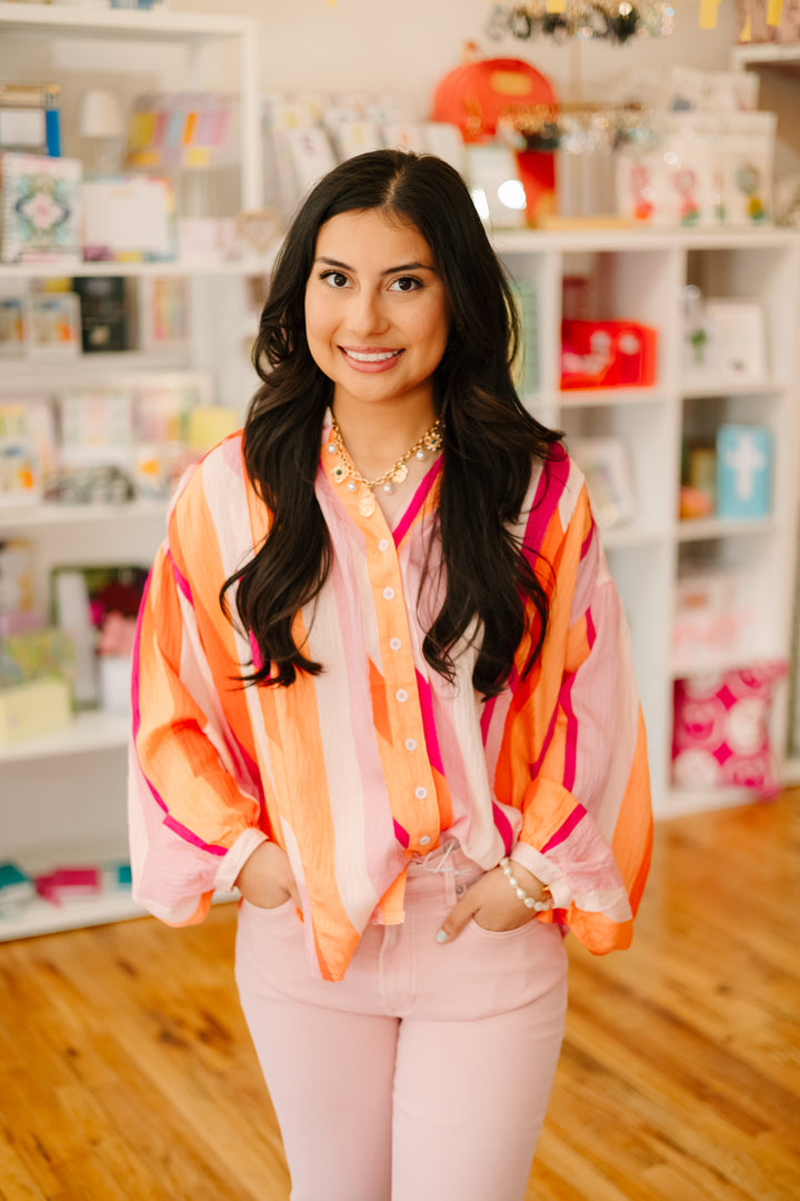 Boxy Button Down Shirt