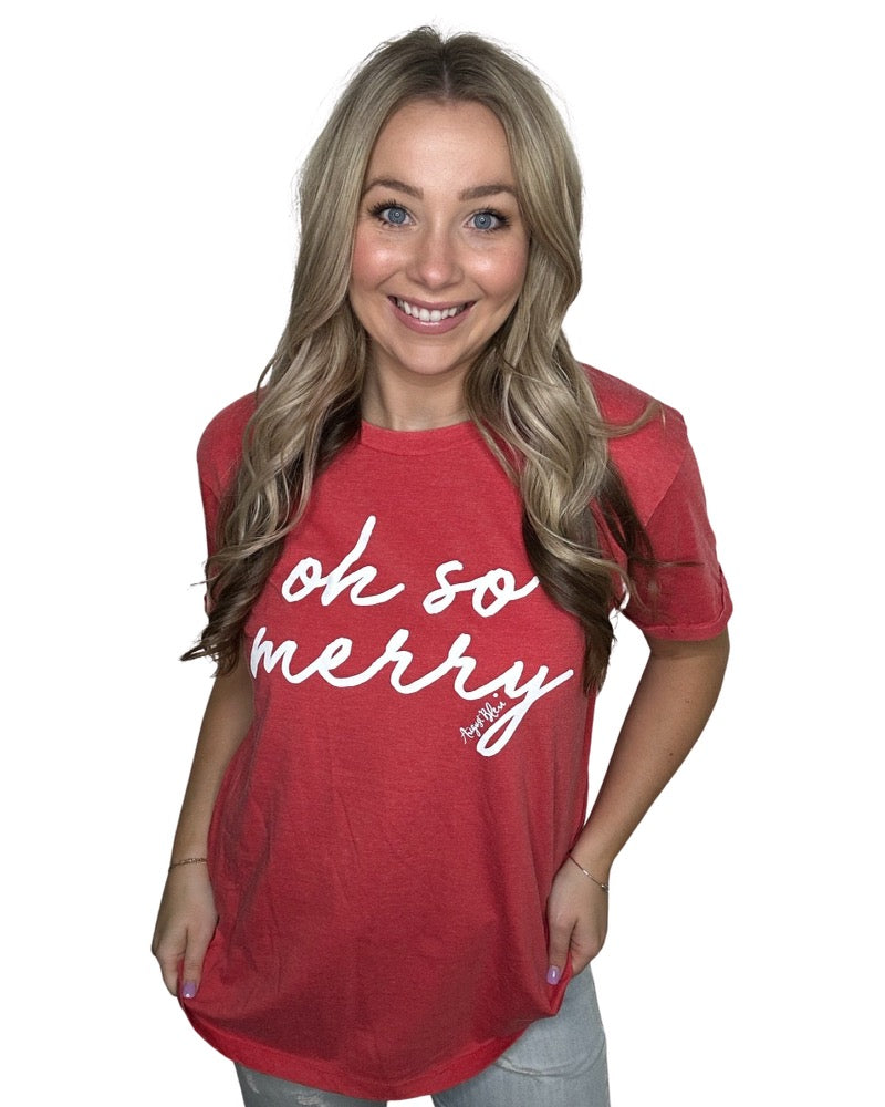 Oh So Merry Red Tee