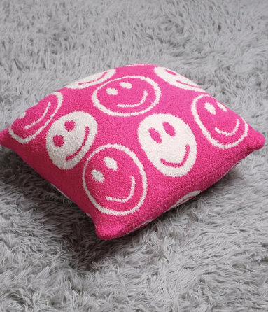 Small Happy Face Cushion Cover