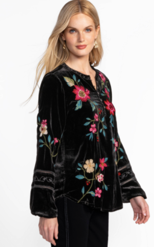 Rhoda Velvet Estate Blouse