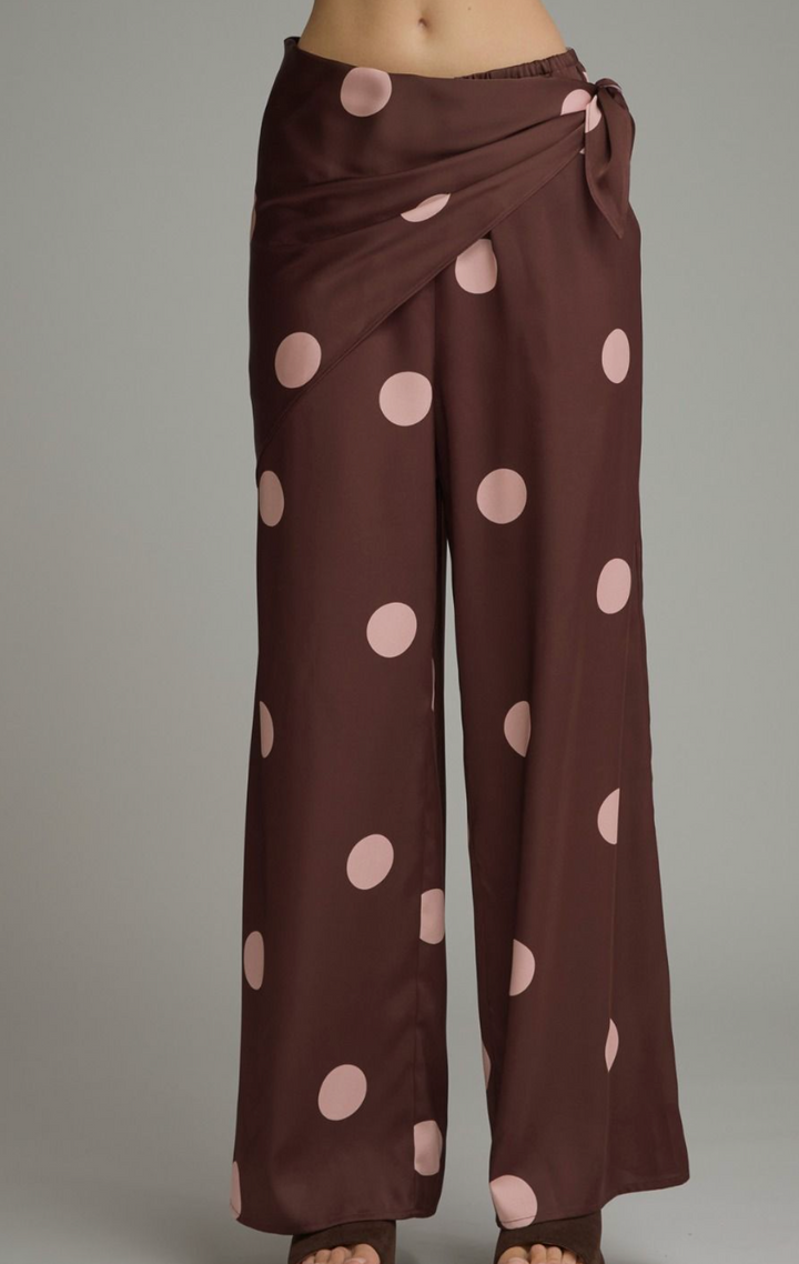 Polka Dot Wide Leg Pant