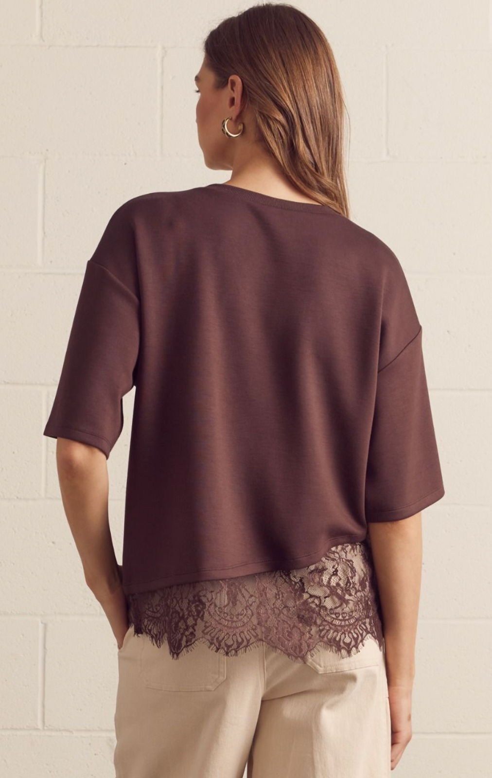 Lace Trim Top