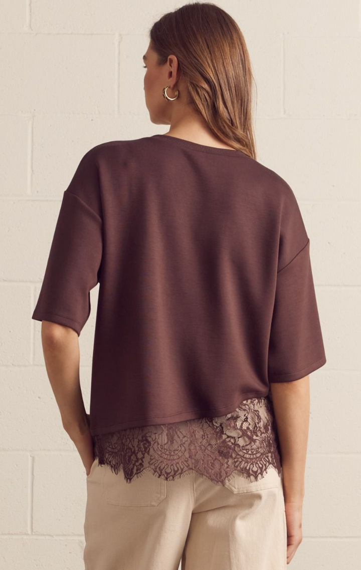 Lace Trim Top