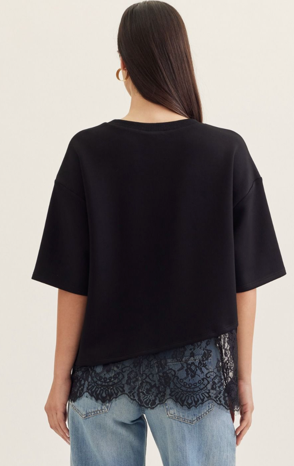 Lace Trim Top