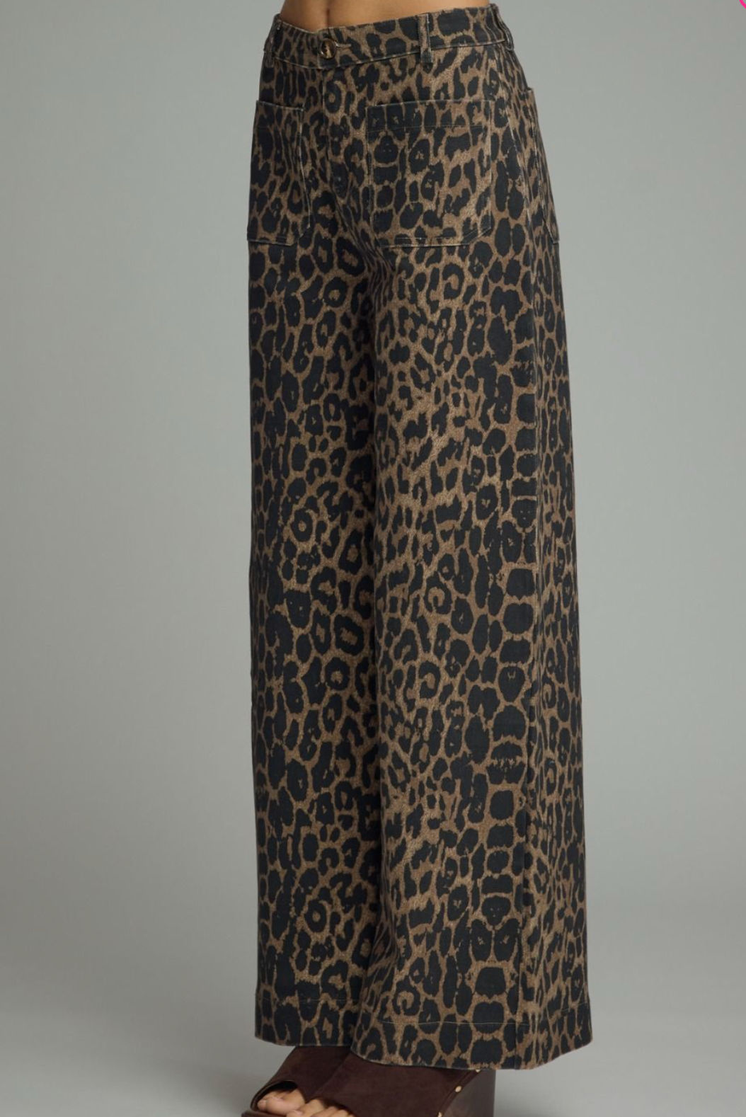 Leopard Print Pants