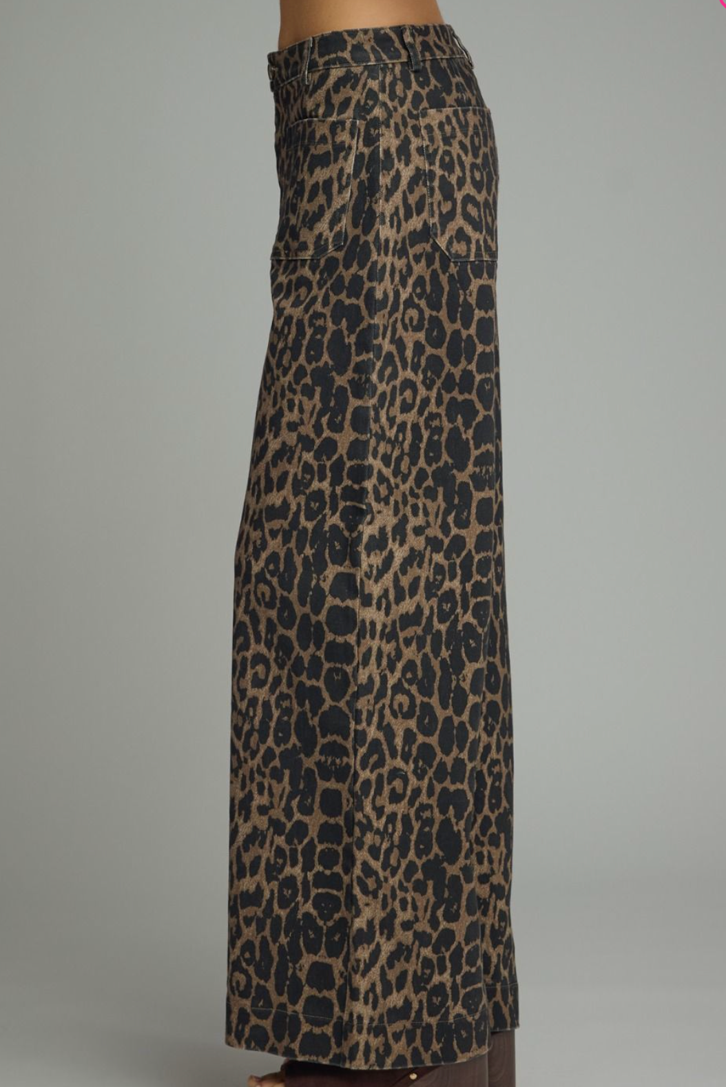 Leopard Print Pants