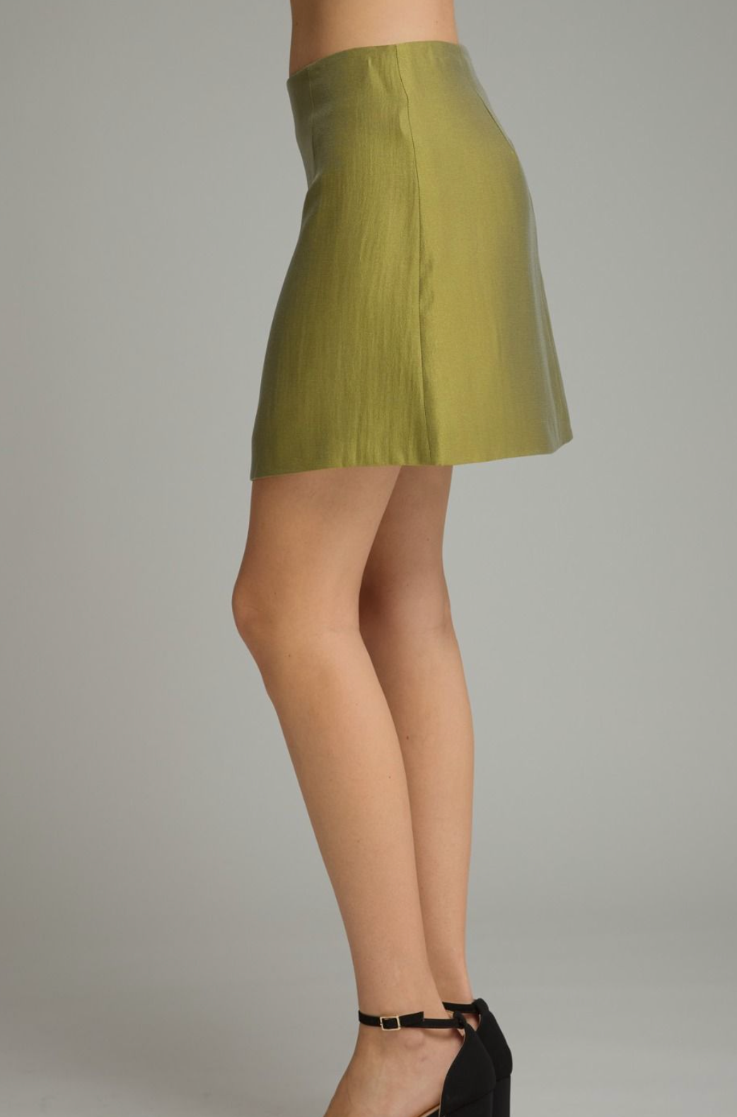 Solid Mini Skirt