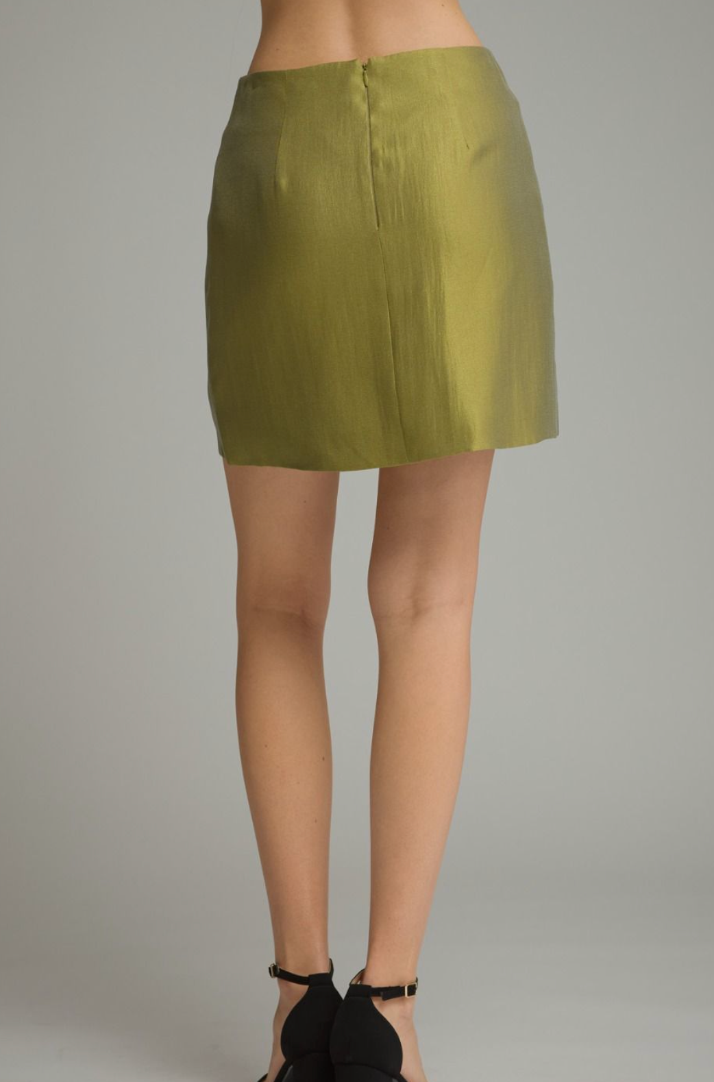 Solid Mini Skirt