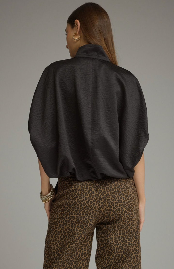 Silk Button Up Top