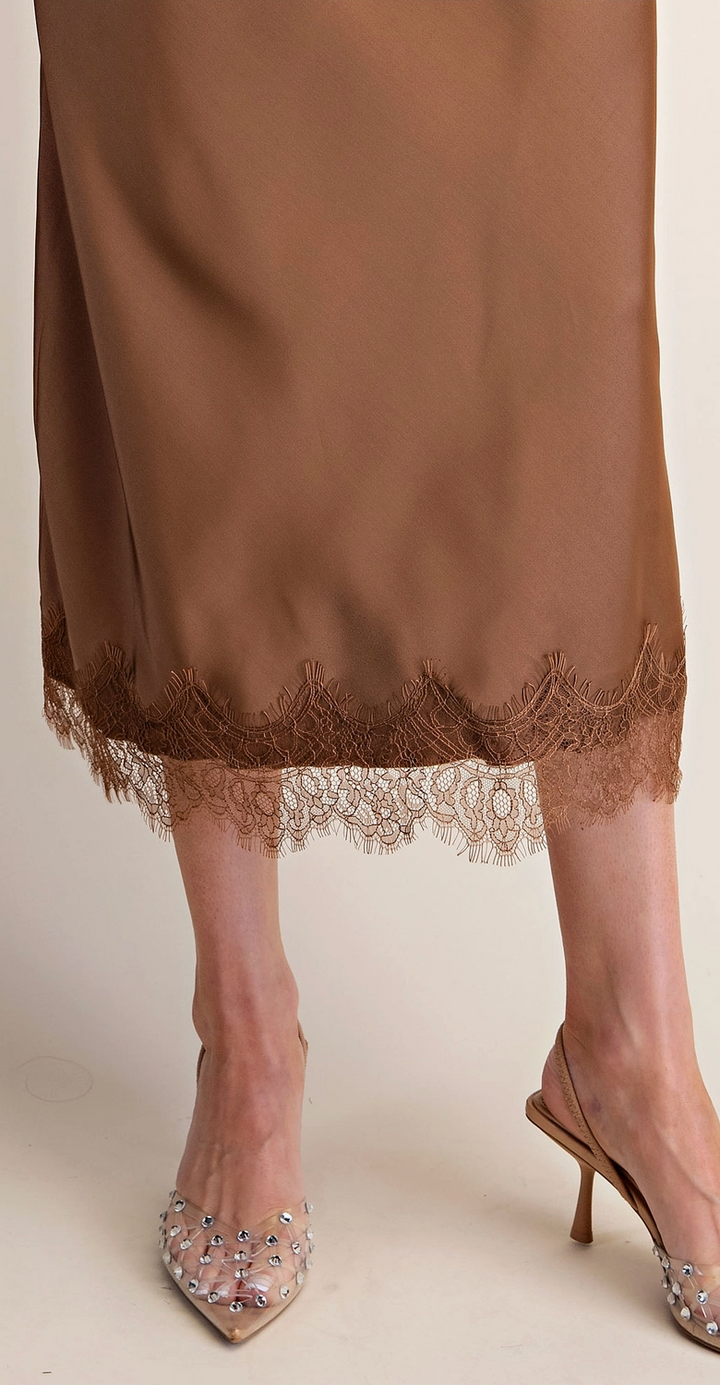 Midi Lace Skirt