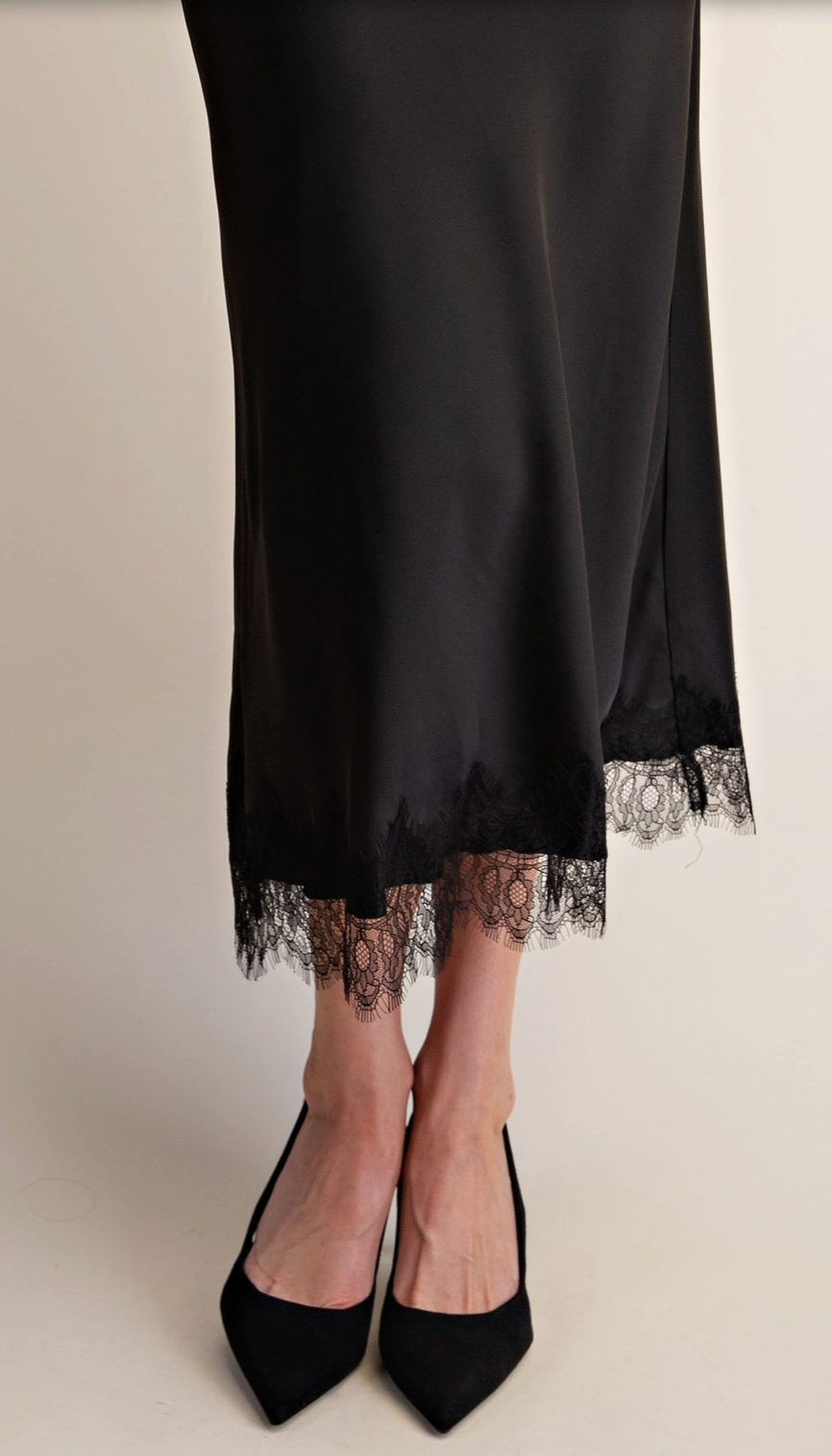 Midi Lace Skirt