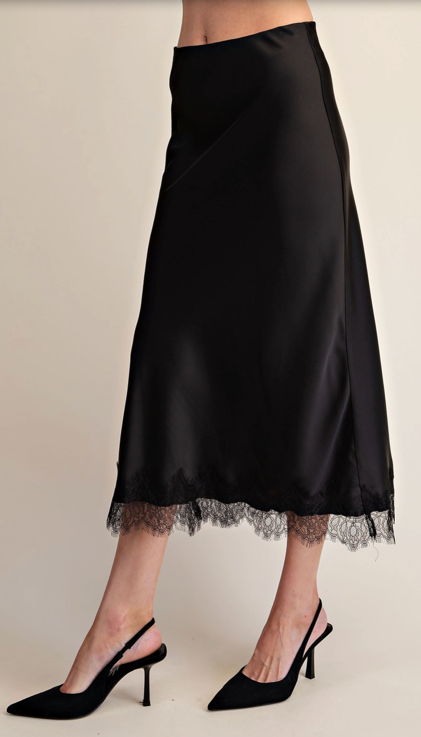 Midi Lace Skirt