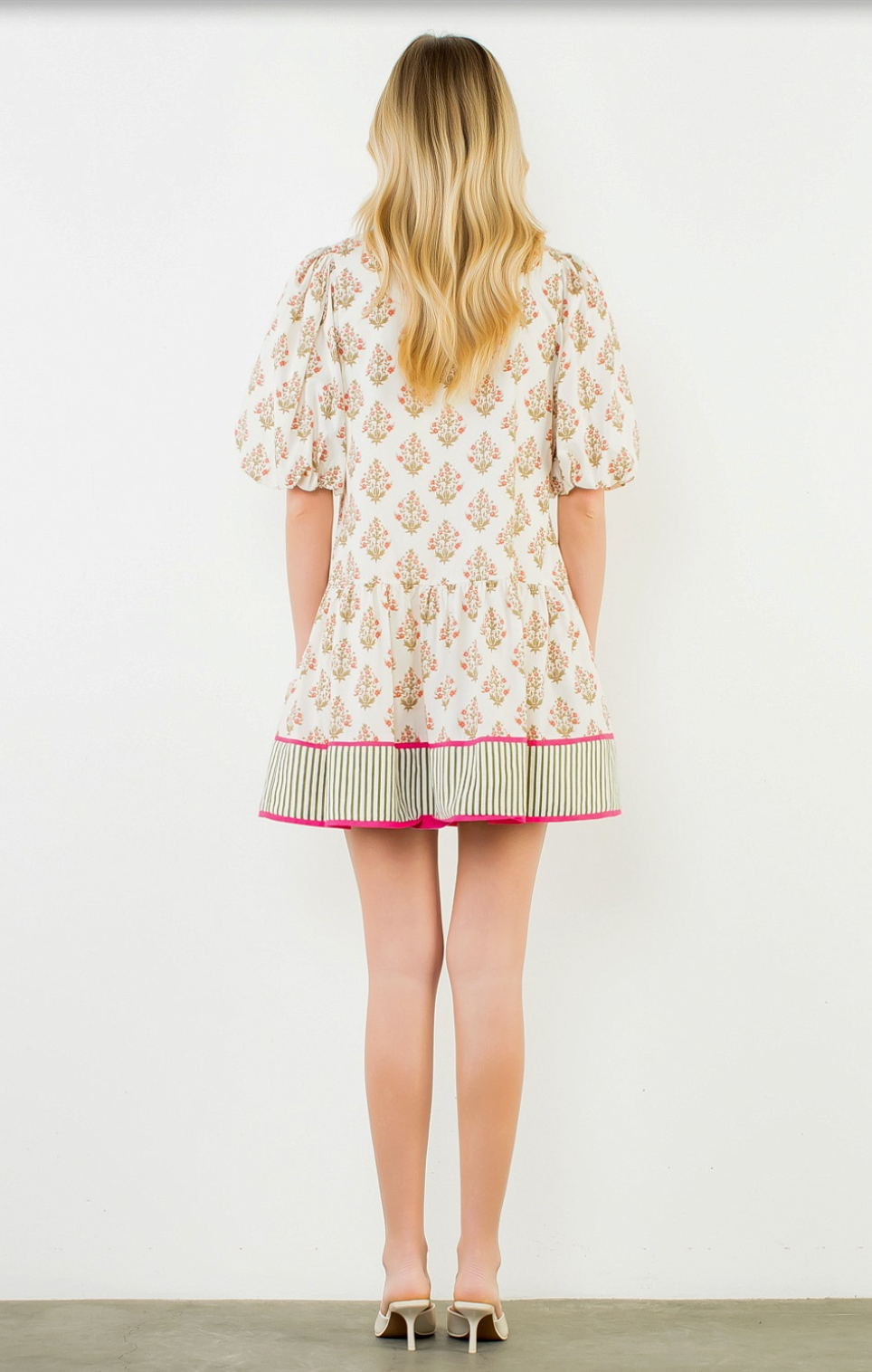 All Over Floral Short Dress