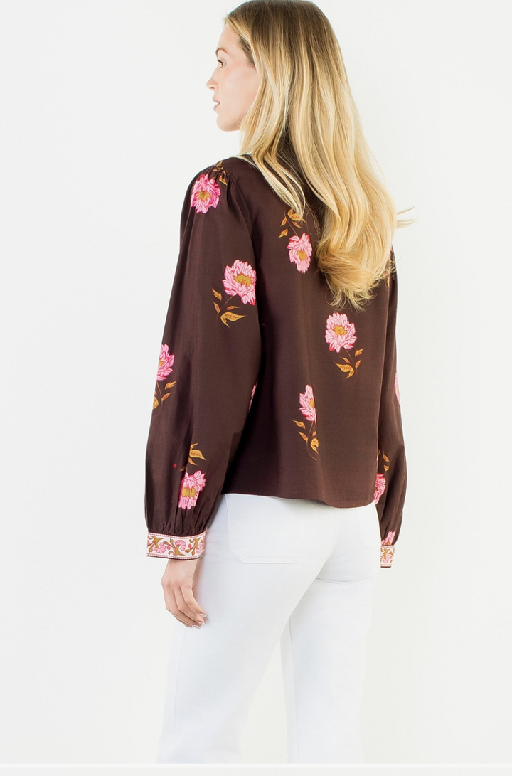 Long Sleeve Floral Top