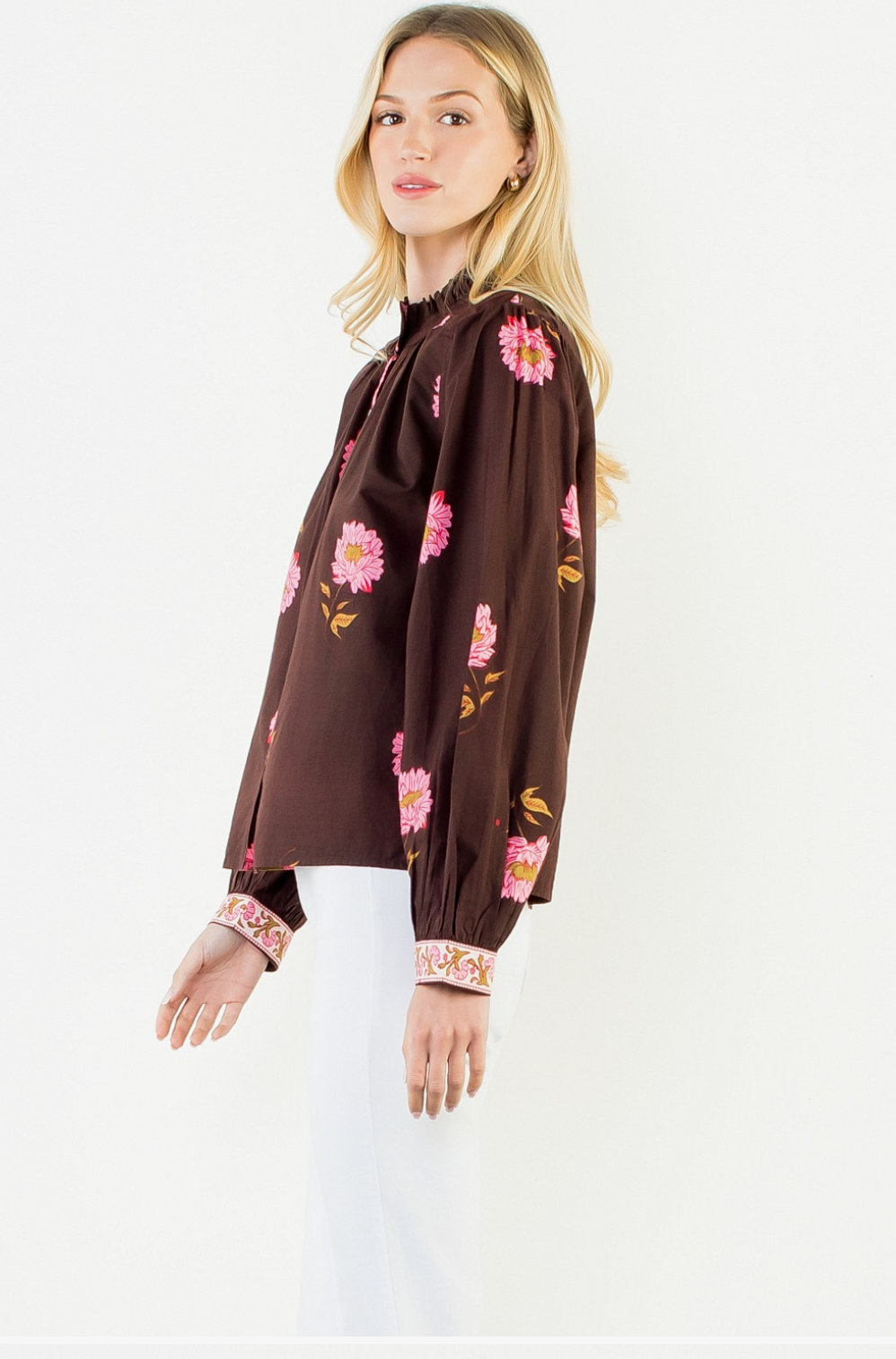 Long Sleeve Floral Top