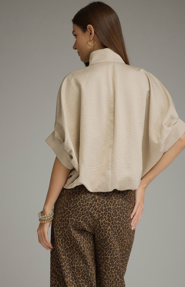 Silk Button Up Top
