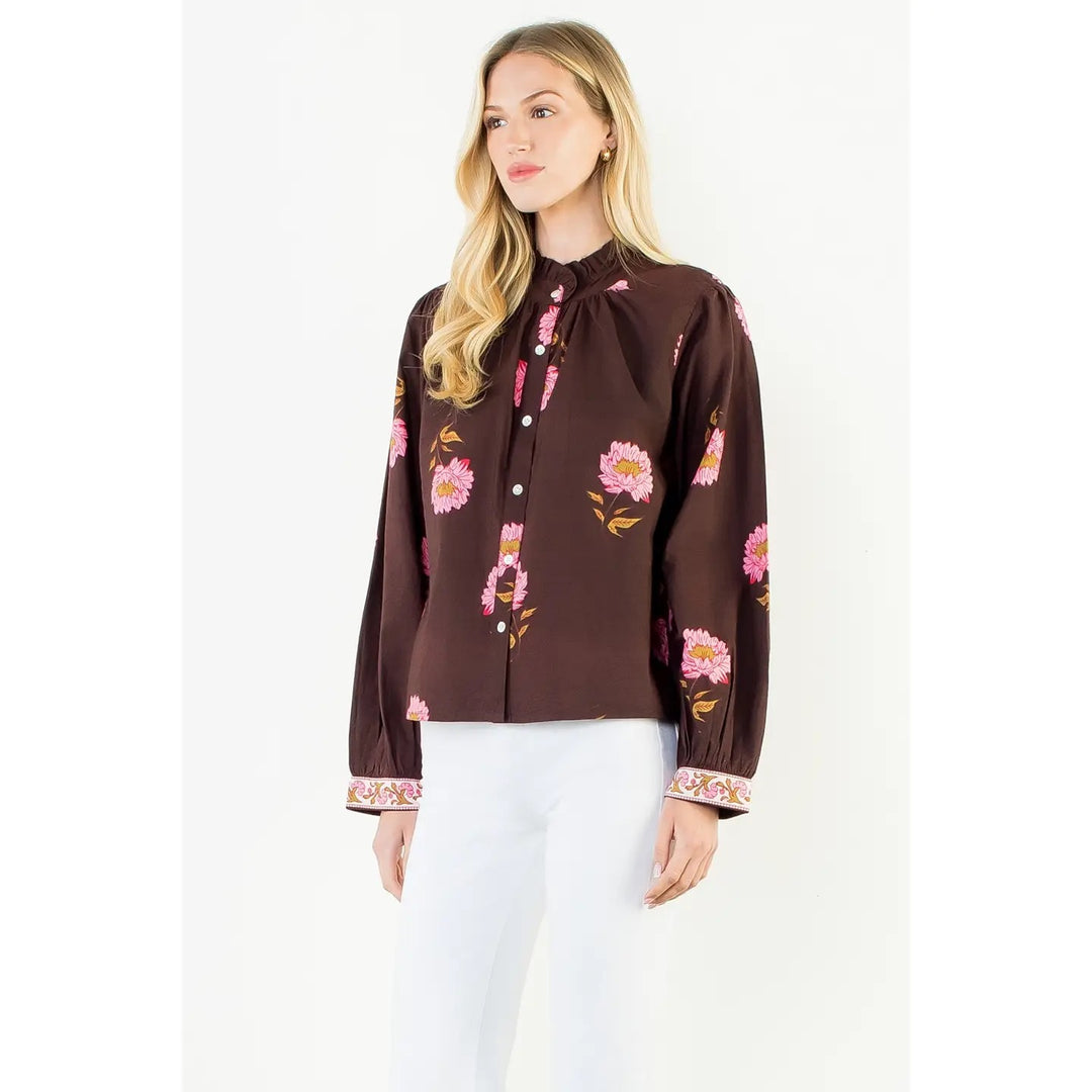 Long Sleeve Floral Top