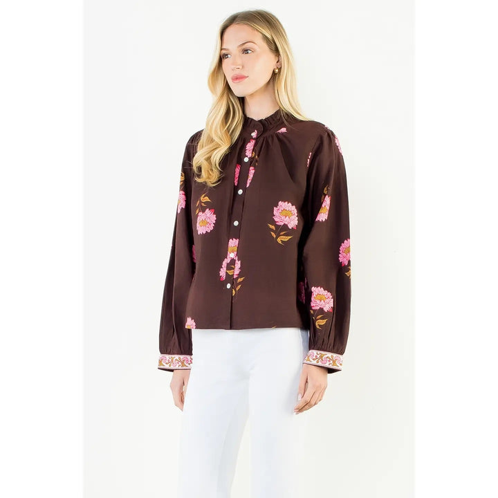 Long Sleeve Floral Top