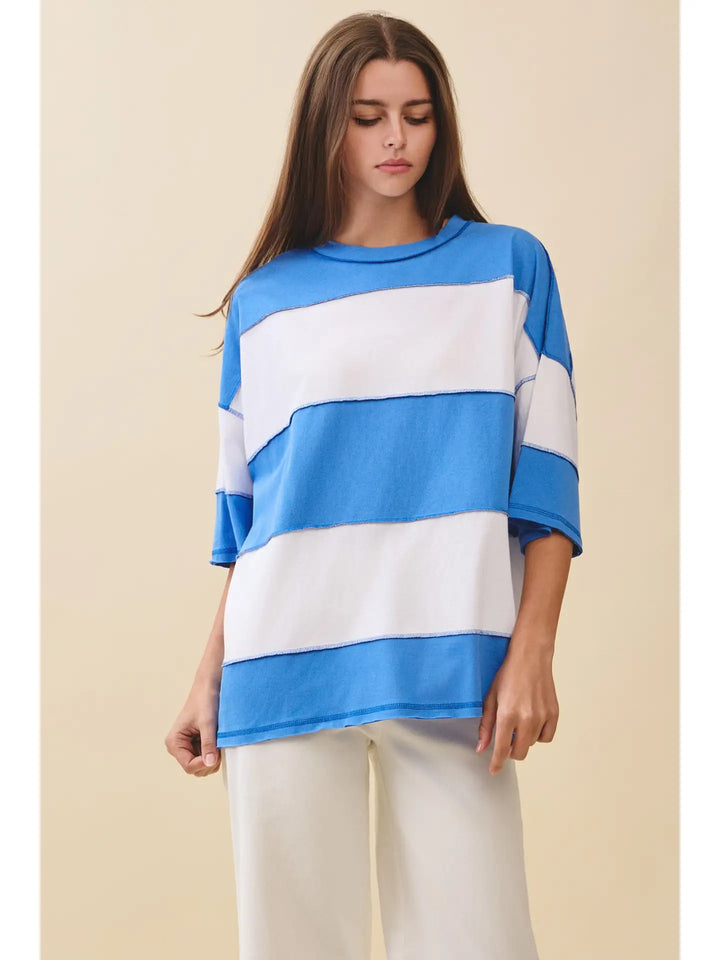 Polly Color Block Top
