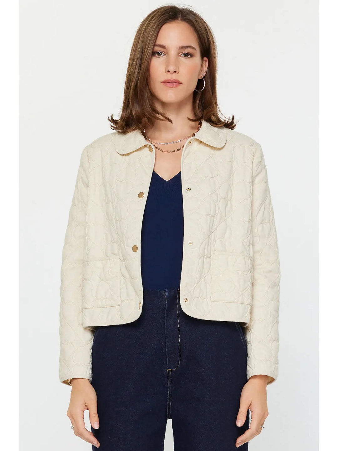Heart Quilted Jacket