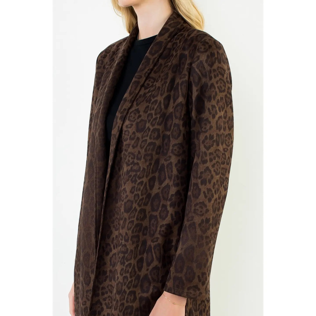 Animal Print Coat