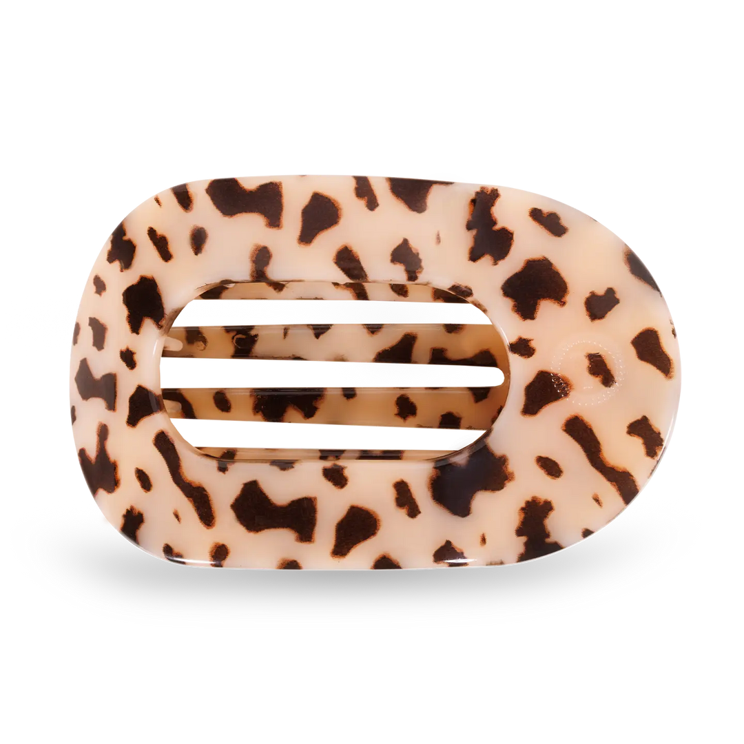 Flat Round Hair Clip - Large