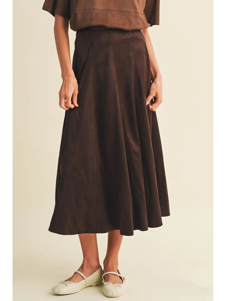 A Line Midi Skirt