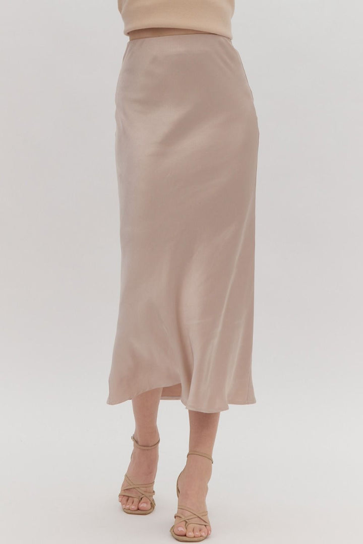 Satin Maxi Skirt