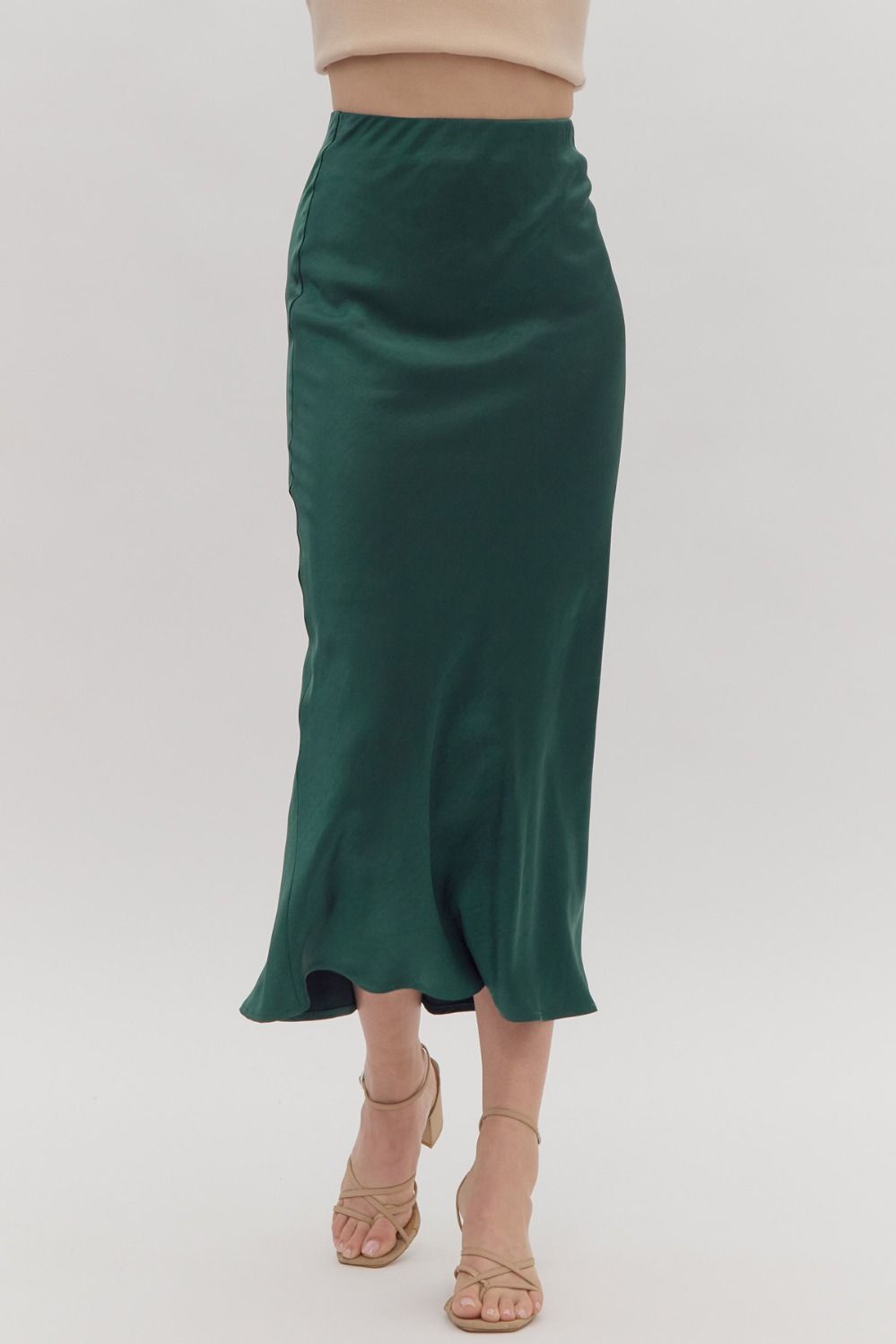 Satin Maxi Skirt