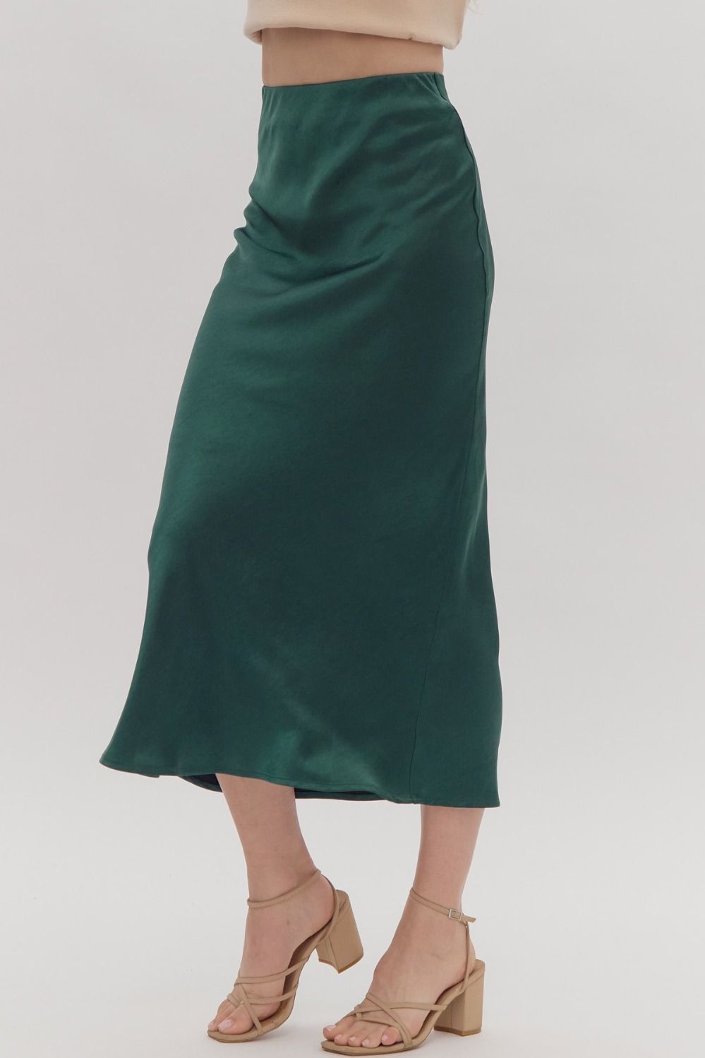 Satin Maxi Skirt