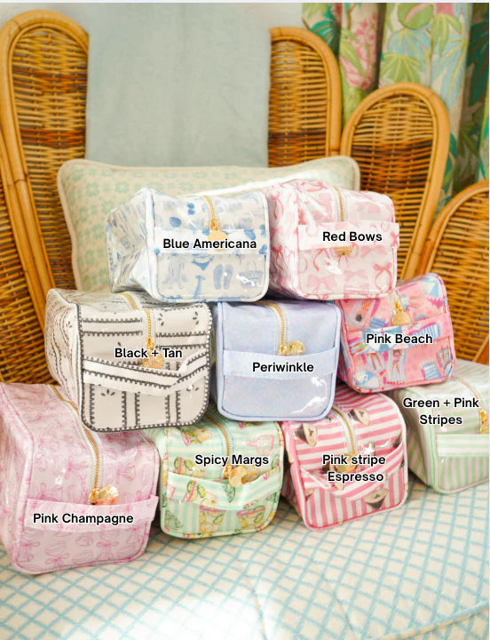 Clear Coat Toiletry Dopp Kit