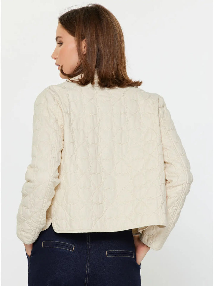 Heart Quilted Jacket