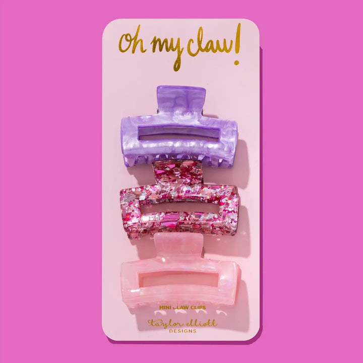 Confetti Hair Clip Set