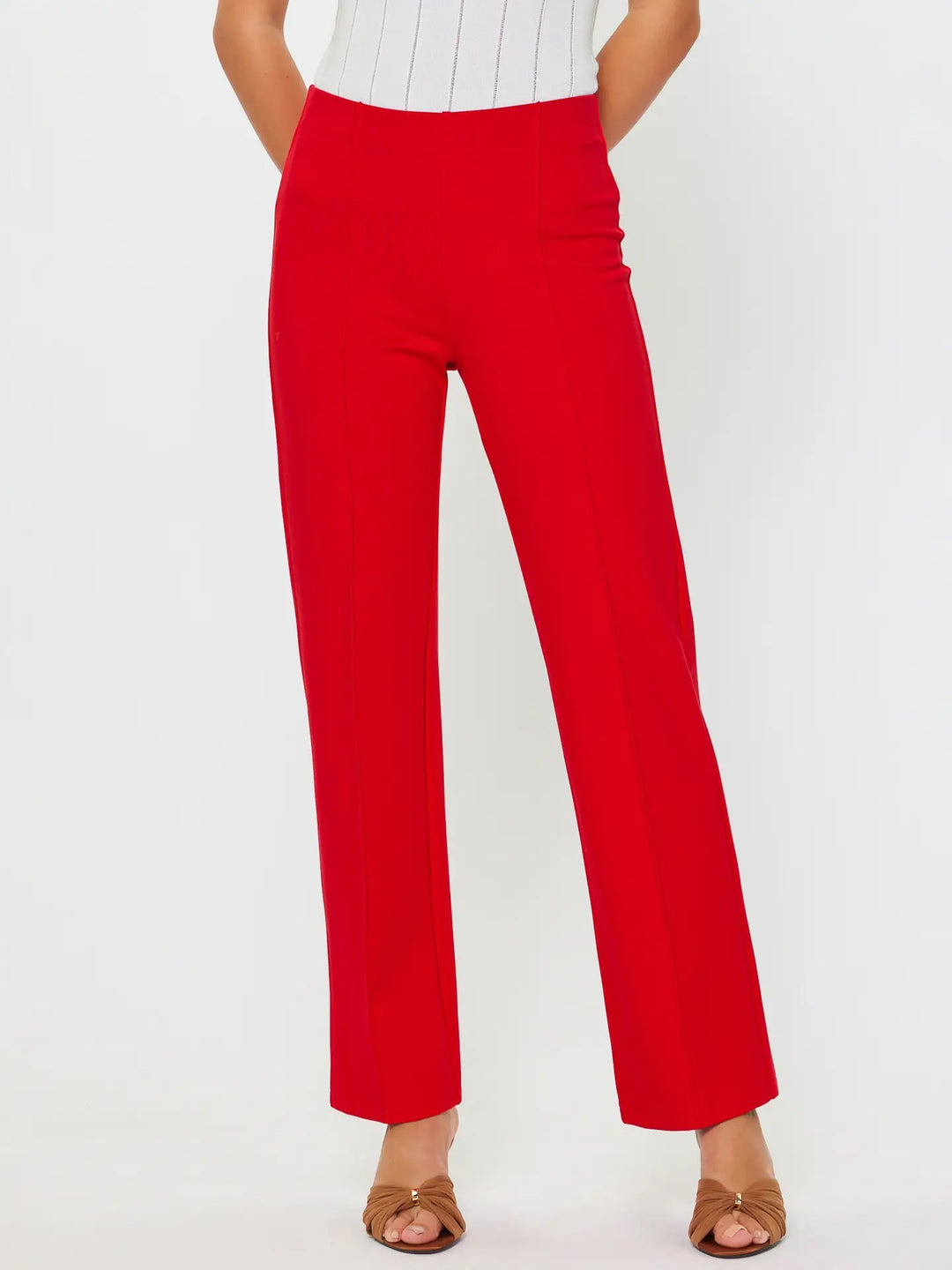 Straight Leg Ponte Pants