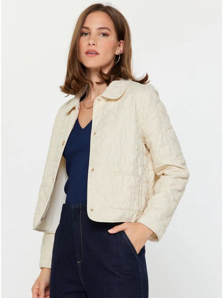 Heart Quilted Jacket