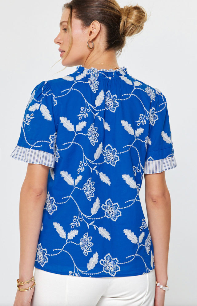 Floral Embroidered Blouse