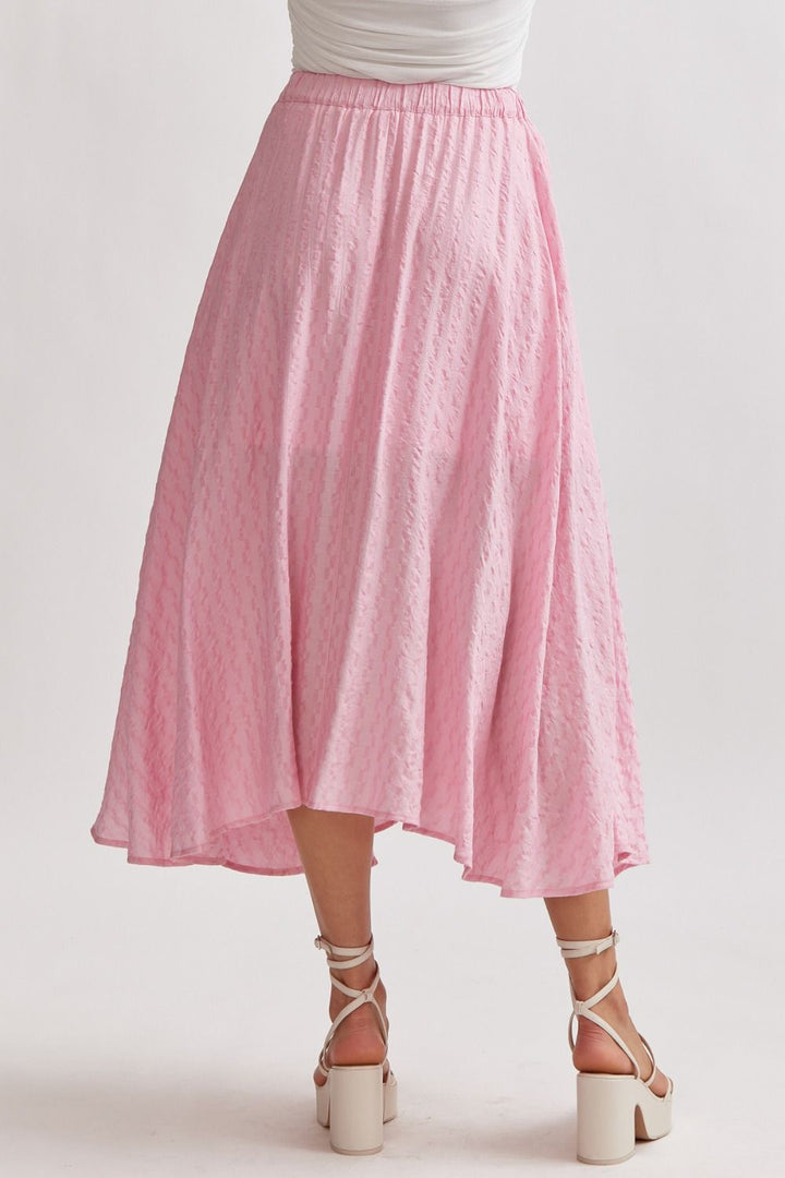 Textured Long Skirt