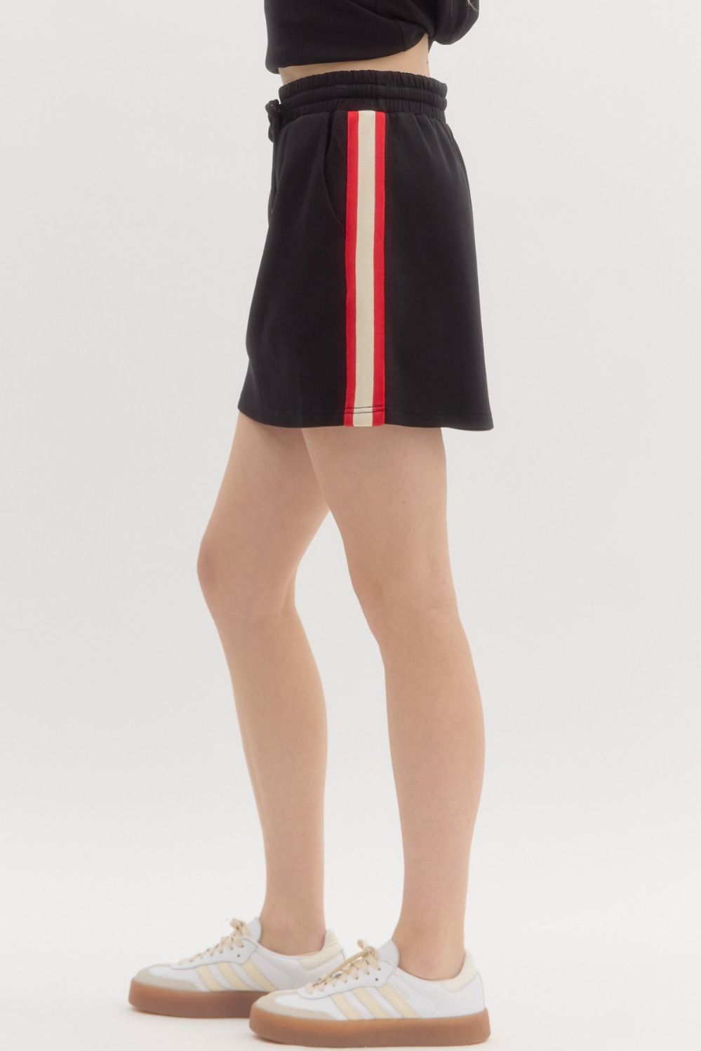 Solid Jersey Knit Skirt