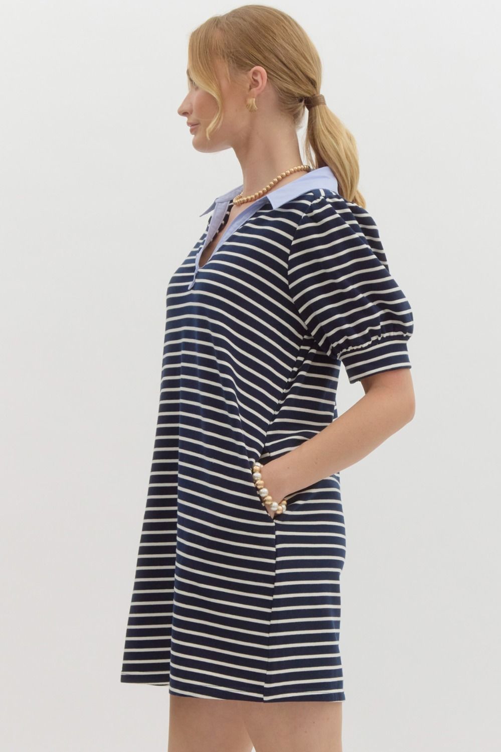 Stripe Mini Dress